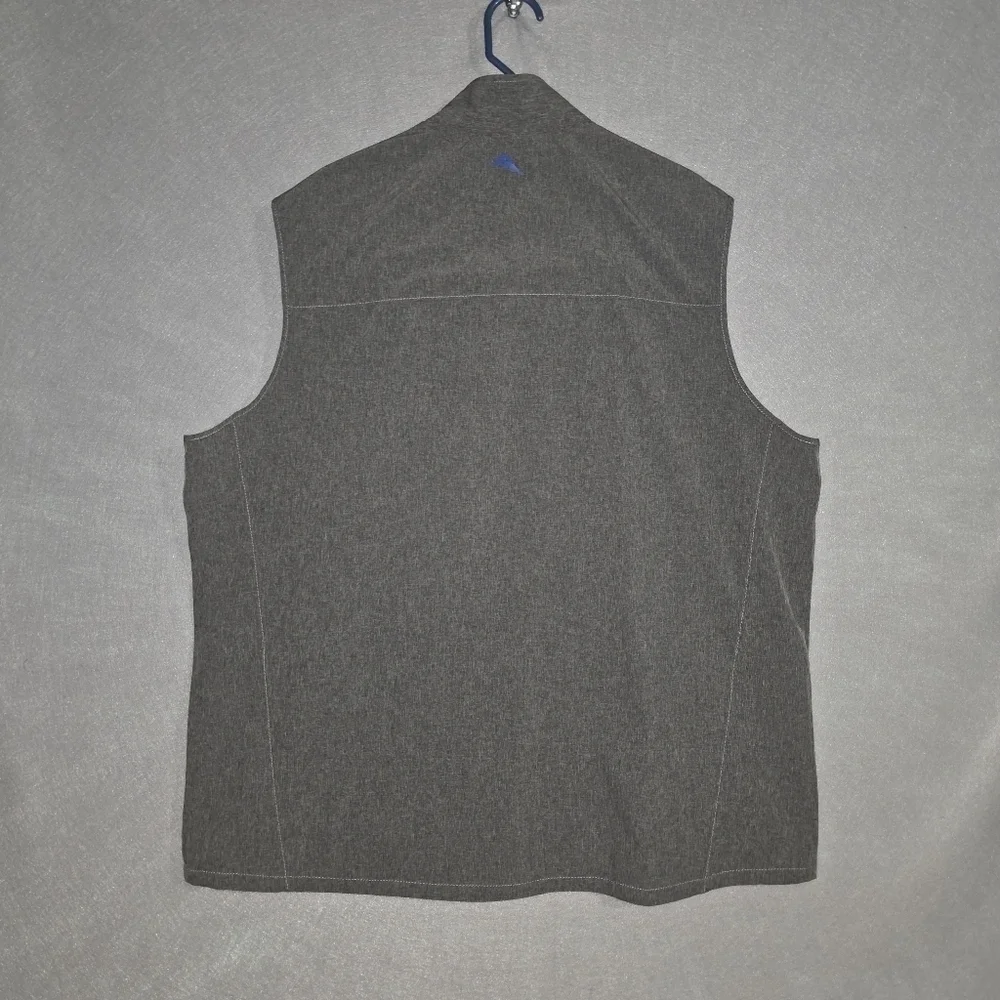 Tommy Bahama Mens Big & Tall Chip Shot Island Zone Gray Vest Golf Size XL / TG